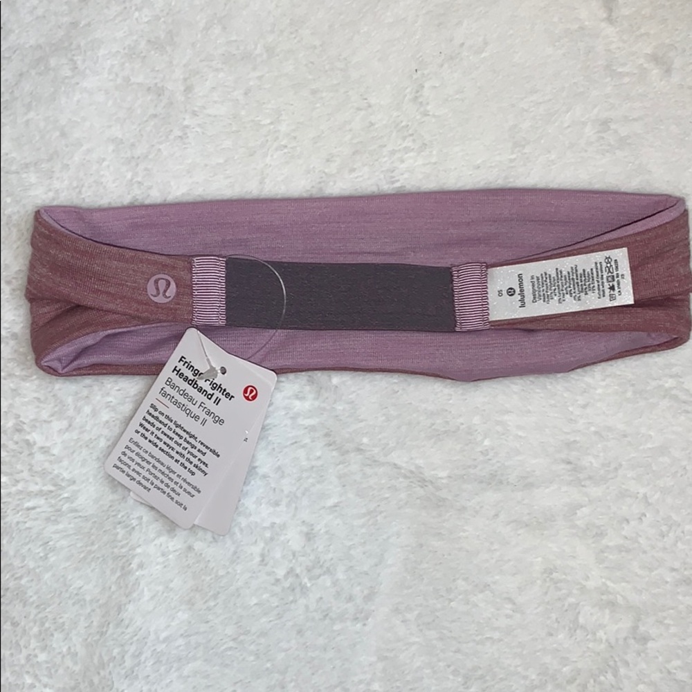 Reversible NWT lululemon fringe fighter headband